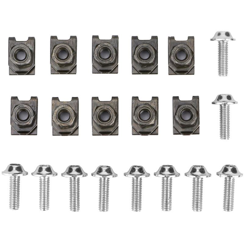516 Mm Motorradverkleidungs-schraubensatz, Pfeilgeschwindigkeit, Befestigungsclip, Mutter