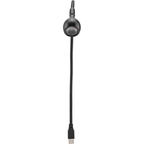 Tragbare Usb-led-nachtlicht-leselampe Mit Langem, Flexiblem Hals, 1 W (schwarz + Warmweiß)