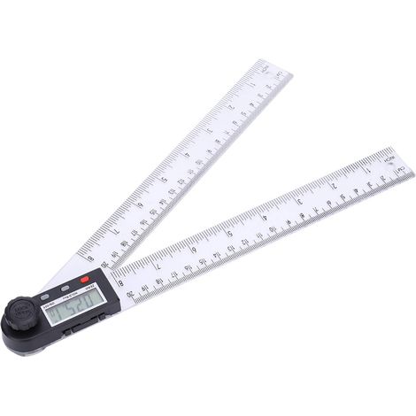 Digitaler Winkelmesser Aus Kunststoff, Digitaler Winkelmesser Aus Kunststoff (0–360°), Konstruktionswinkelmesser Für Heimwerkerwerkzeuge, Winkelmesser Für Baubedarf