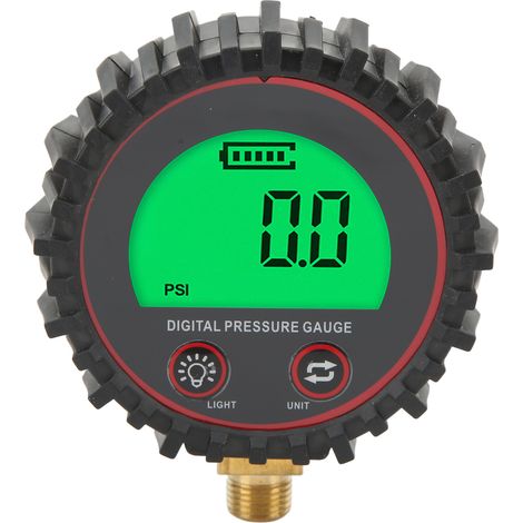 Digitales Manometer Mit Großem Lcd-display. Schnelle Und Präzise Messwerte Für Pkw, Lkw, Motorräder, Geländewagen, Suvs Und Wohnmobile.