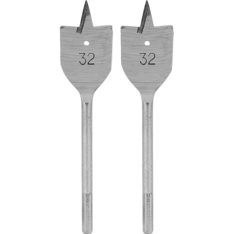 32 Mm Flache Übungsstücke Aus Hochhartem Holz, Ideal Für Präzise Holzarbeiten, 2-teiliges Set Für Profis Und Amateure.