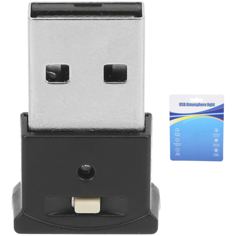 Usb-led-ambienteleuchte, 8 Farben, Rgb, Dynamischer Farbwechsel, Einstellbare Helligkeit, Mini-dekorationslampe Für Den Innenbereich