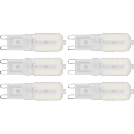 G9 Dimmbare Glühbirne, Augenschutz, Energiesparend, 5 W, 22 Leds, Kleine Glühbirnen Für Deckenleuchten, Schreibtischlampen, 6 Stück, G9 Tischlampenbirne, 22 Led-birne (1)