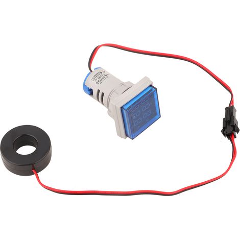 22-mm-led-digitalanzeige Für Wechselspannung Und -strom (0–100 A) (blau)