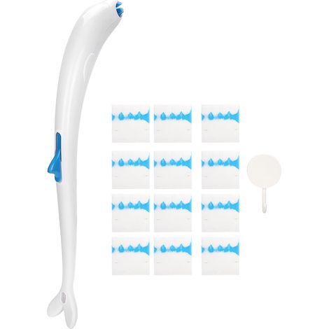 Einweg-toilettenreinigungssystem. Einweg-toilettenbürsten-set Mit 12 Einweg-ersatzbürsten Für Die Toilette. Reinigungsset.