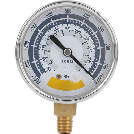 Druckmessgerät, Präzises Luftmessgerät Für Vakuumpumpen, 0–14 Psi, Npt 1/8-zoll-anschluss