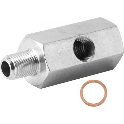 Npt-t-stück, Außengewinde 1/8 Zoll Auf Innengewinde M10x1,0, Turbo-kraftstoffleitungsanschluss, Manometeranschluss, Öldrucksensoradapter
