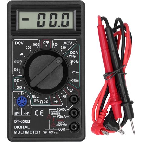 Dt830b Tragbares Lcd-multimeter, Elektronisches Voltmeter/amperemeter Für Elektriker