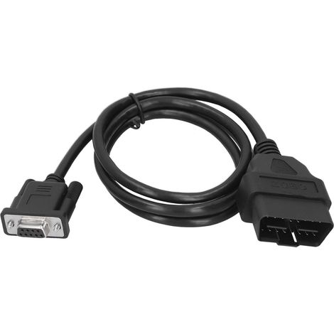 16-poliger Obd2-zu-rs232-db9-kfz-diagnoseschnittstellenadapter-verlängerungskabelstecker