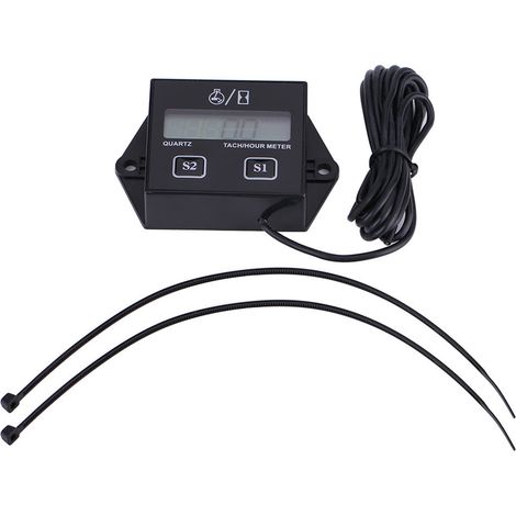 Lcd-digital-drehzahlmesser/betriebsstundenzähler Mit Drehzahlmesserfunktion Für 2/4-takt-benzinmotorräder