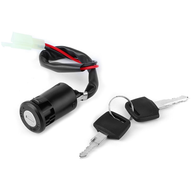 Elektrischer Zündschalterschlüssel Mit 2 Drähten, Universelles Motorradzubehör, Geeignet Für Suzuki Roller Und Atvs.