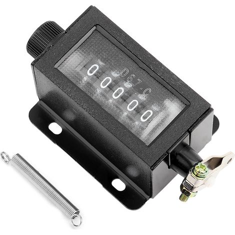 5-stelliger Mechanischer Klickzähler, Zughub, Manuelle Zählung