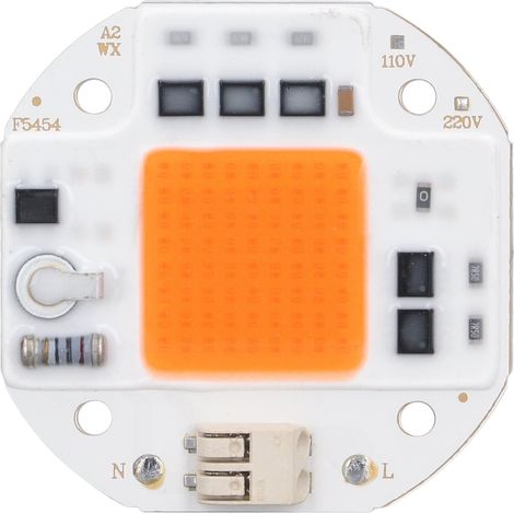 Hochleistungs-led-chip, 380–800 Nm Cob-lampe, Treiberlos, Für Diy-hydroponik-anlagen, 220 V