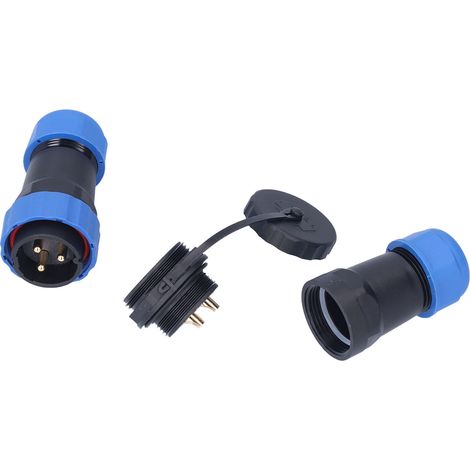 Luftfahrtstecker Sp28 Docking-typ 45a Hochstrom Ip68 Wasserdicht Luftfahrtsteckerbuchse 3-polig