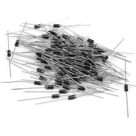 Gleichrichterdiode, 100 Stück 1n4007 1000v 1a Elektronische Siliziumdioden Hochspannungs-gleichrichterdioden