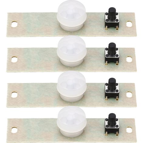 Leiterplatte Für Solarlampen, Infrarot-körpersensor-steuermodul, 3,7-v-elektronikbauteile, 4 Stück