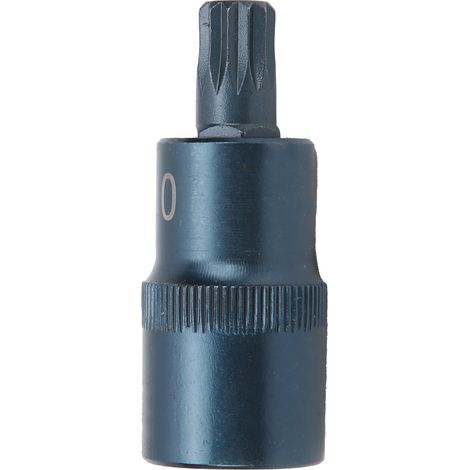 Steckschlüssel Aus Legiertem Stahl, Brüniert, 12-kant, 1/2"-m10-antriebsanschluss, Bitadapter