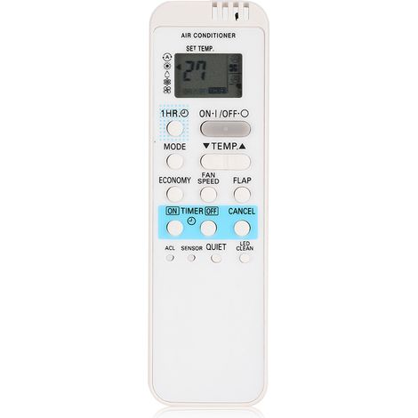Robuste, Weiße Abs-fernbedienung Für Klimaanlagen, Passend Für Sanyo Ax1/3 (batterie Nicht Enthalten)