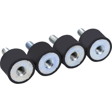 Stück Gummi-isolatorhalterungen Antivibrationsdämpfer M6/m8 Gewindespindeln Für Boot Und Auto (größe: M6)