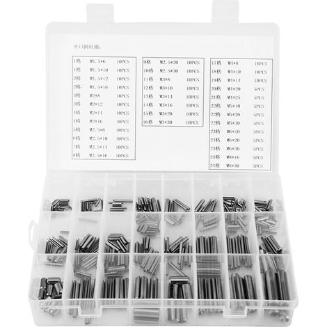 Packung Mit 280 Edelstahl-spannbolzen M1,5, M2, M2,5, M3, M4, M5, M6, M8 Mit Box