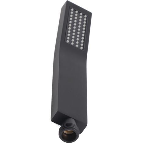Handbrausekopf Aus Verchromtem, Mattschwarzem Messing, Badezimmerbrause, Handbrause