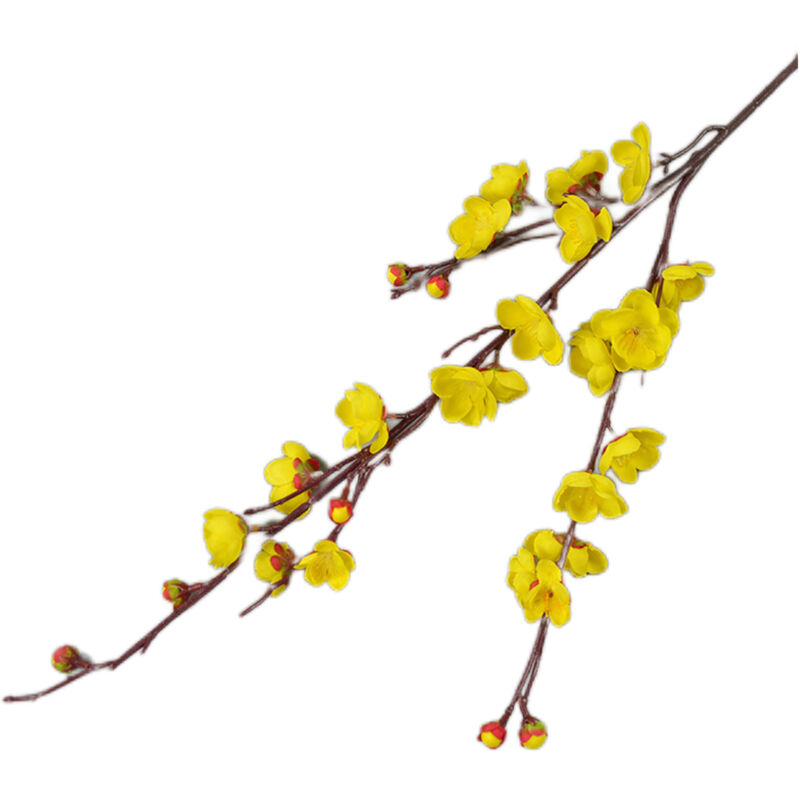 Künstliche Pflaumenblüten, Authentische Und Realistische Pflanze Für Zuhause, Hotel, Büro, Hochzeitsfeier, Gartendekoration (221129wd02-9)