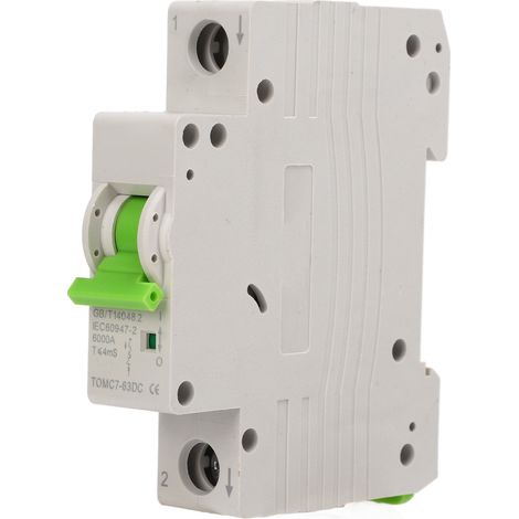 1-poliger Pv-leistungsschalter, Mini-magnetsystem, Schnell Auslösender Dc-trennschalter Für 250v 40a Solaranlage