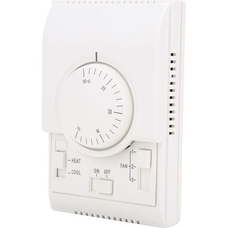 Mechanischer Aufputz-thermostat, 10–30 °c, 220 V Wechselstrom, Für Klimaanlagen-temperaturregler