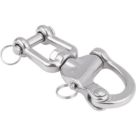 Drehbarer Karabinerhaken Mit Backen Aus Edelstahl 316 Für Spinnakerfall 03
