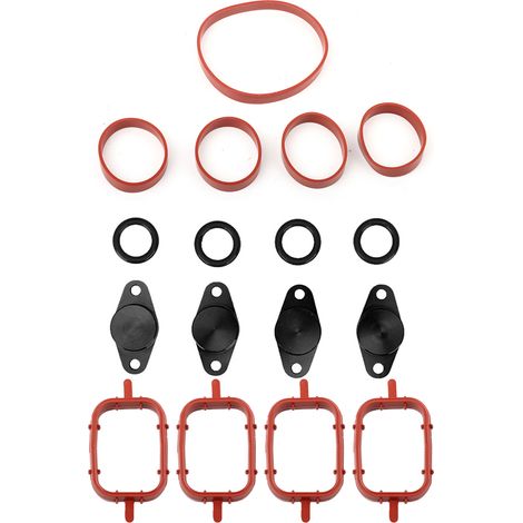 4x22mm Motor-drallklappen-entfernungsstopfen Mit Gummidichtungen Passend Für E46 320d/318d (schwarz)