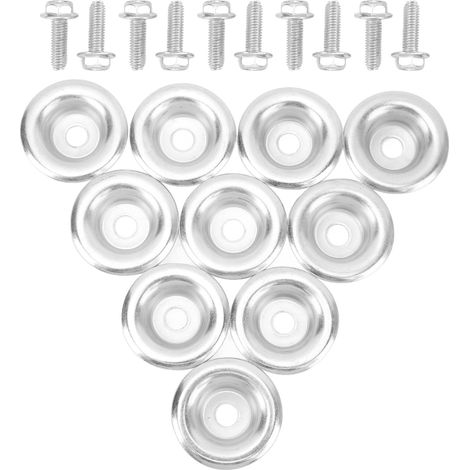 Packung Mit 20 Robusten Metall-ersatz-unterlegscheibenbolzen 7556065 Für Utv-unterfahrschutzplatten Für Polaris Rzr 570 800 900