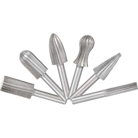 6-teiliges Fräserset, Rotierende Schleiffeile, Kugellager-rotationsbohrer Für Diy-schnitz-, Polier- Und Gravurarbeiten (1), Rotationsfeile