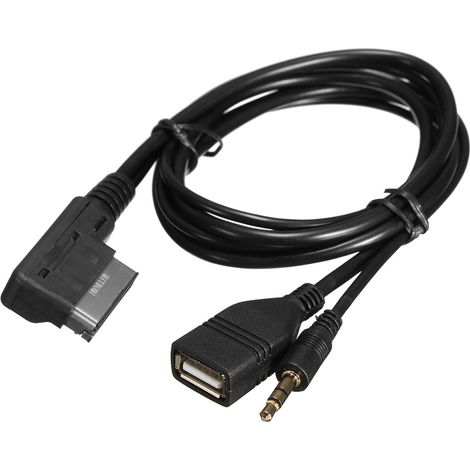 Mdi Ami Mmi Musik-interface Usb + Lade-aux-kabel Für A6l A8l Q7 A3 A4l A5 A1