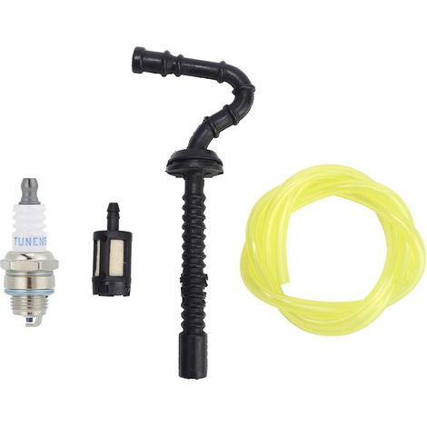 Kraftstoffleitung Mit Kraftstofffilter Und Zündkerze, Gelbe Kraftstoffleitung Für Stihl 015, 015av, 015l Und 015r Kettensägen