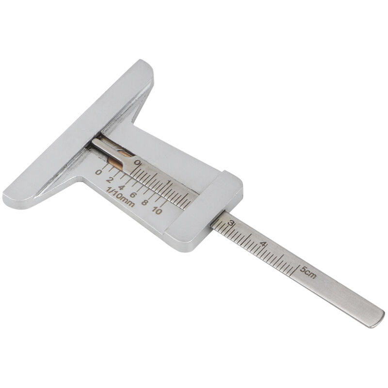Profiltiefenmesser Aus Edelstahl, Konisch, 0-50 Mm