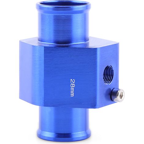 28 Mm Blauer Metall-kfz-wassertemperaturdichtungsschlauch-temperatursensor-universaladapter
