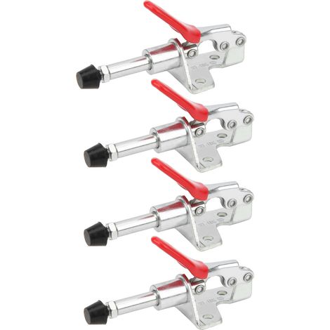 4-teilige, Feststehende Kniehebelklemme Mit Verriegelung, 45 Kg Tragkraft, Schnellspann-handwerkzeug Gh-301am Für Mechanische Anwendungen