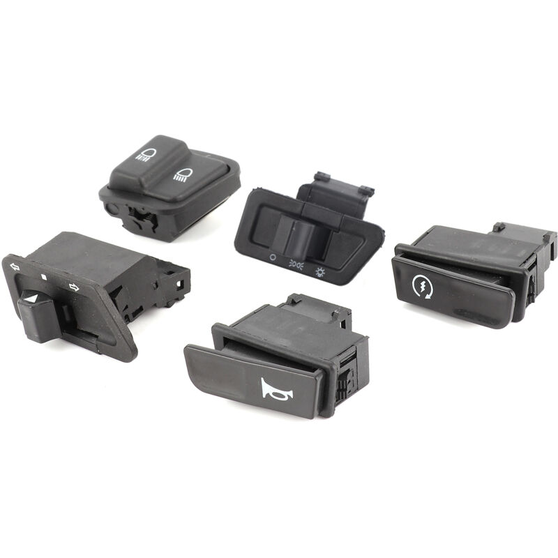 Motorrad-starter-, Fern- Und Abblendlicht-, Scheinwerfer-, Hupen- Und Blinkerknopf-set, Passend Für Gy6 125cc, 5-teilig