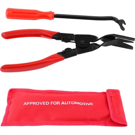 Türverkleidungsclip-entferner, 2-teiliges Set, Zange Zum Entfernen Von Clips Der Türverkleidung Im Innenraum, Polsterentferner-hebelwerkzeug