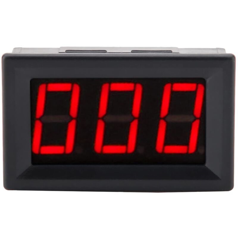 3-stelliges Led-digitalamperemeter/digitales Panel-gleichstromamperemeter, Mikrojustierbares Gleichstrommessgerät 0-1a (rote Schrifthintergrundbeleuchtung)