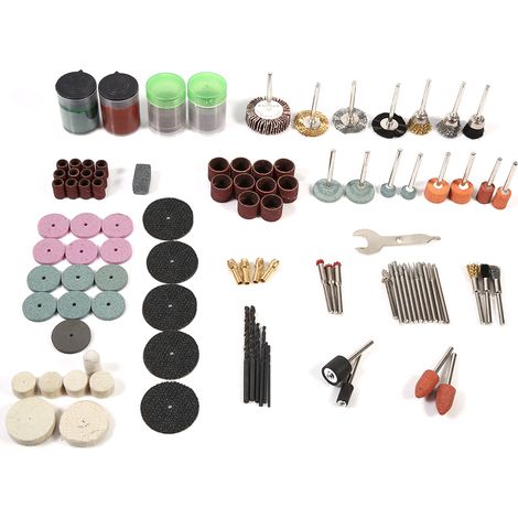 147-teiliges Rotationspolierwerkzeug-set, 1/8"-schaft, Schleif-, Polier- Und Trennzubehör, Klein