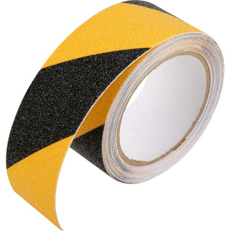 Selbstklebendes Pvc-antirutschband, 5 Cm X 5 M, Verschleißfeste Klebe-sicherheitsbodenbeschichtung (gelb Und Schwarz)
