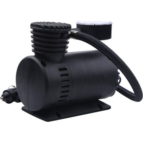 Luftkompressor, 12 X 13,5 X 7 Cm, Schwarzer Luftkompressor, 300 Psi, Mini-luftkompressor, 12 Volt, Elektrischer Autoreifenfüller, Tragbare Pumpe, Abs-luftkompressor Für