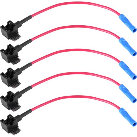 5-teiliger Kfz-sicherungsadapter, Flachsicherungshalter Für Einfache Und Sichere Anwendung, Mikro-mini-typ