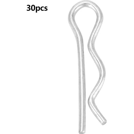 R-splint-sicherungsstift-befestigungsclip, Hellverzinkt (1,628 Mm, 30 Stück)