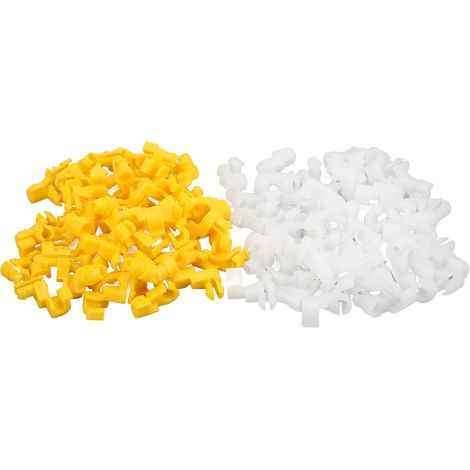 Türschlossstangenclip, 100 Stück, 69293 – 12030, Links/rechts, Gelb/weiß, Ersatzteil Für Camry, Celica, Corolla