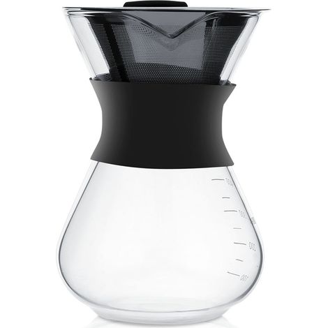 Manuelle Glasfilterkanne Mit Edelstahlfilter