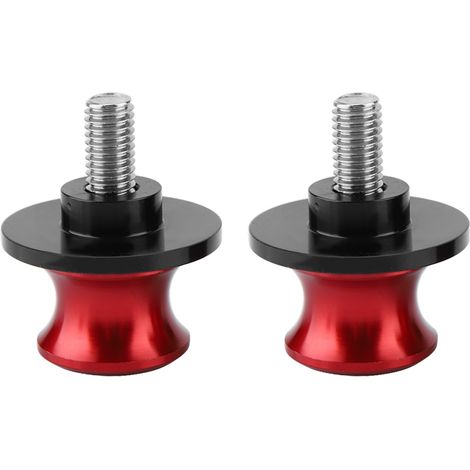 Stück 8mm Motorrad Cnc Hinterradschwingen-stützspulen-gleiter (rot)