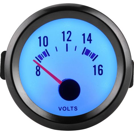 2-zoll-zeigerspannungsmesser, Messbereich 816 V, Hochpräzises Voltmeter Mit Blauer Led, Universell Einsetzbar