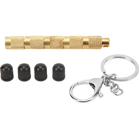 4-in-1 Reifenentlüfter-set, Reifenentlüfter-ventilwerkzeug, Reifenentlüfter Aus Massivem Messing, Geeignet Für Pkw Und Jeeps
